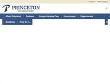 Tablet Screenshot of princetontx.gov